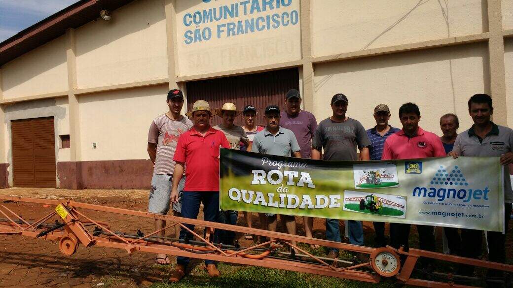 Treinamentos parceira MAGNOJET, acontecendo entre 04 e 15 de abril com equipe técnica e produtores.